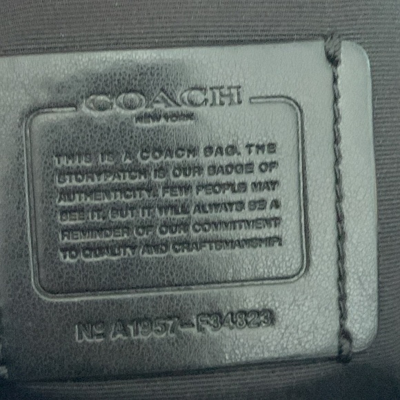 COACH Mae Crossbody Purse Bag F34823 Leather Back EUC - Picture 13 of 17